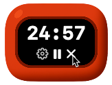Timer with reset option