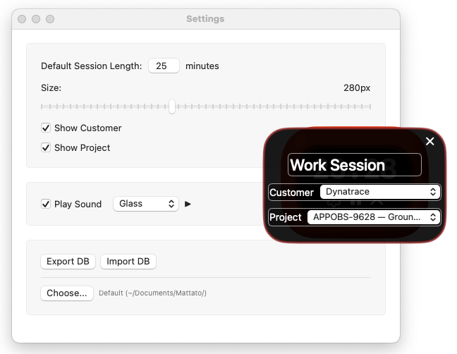 Project and customer management